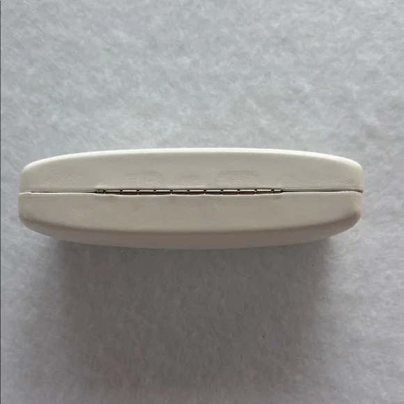 NWOT Juicy Couture White Sunglasses Glasses Case Pink Lining Quiet Luxury - Picture 2 of 4